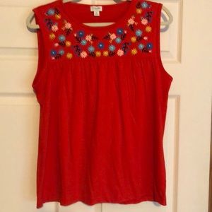 J. Crew Factory Red Tank Top